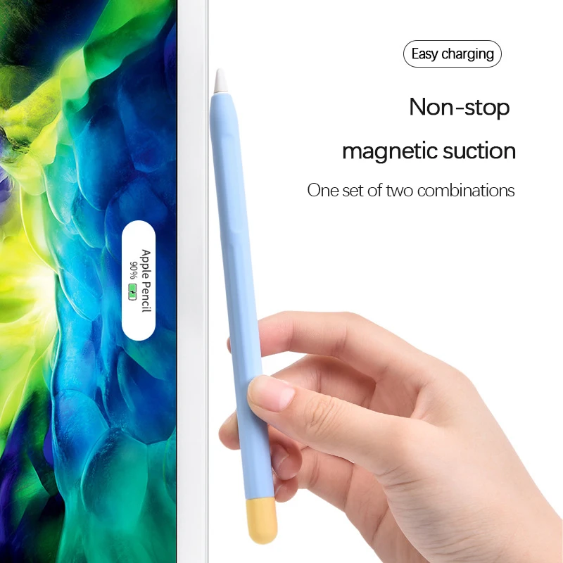 Silicone Tablet Pencil Case Shockproof Anti Slip Stylus Sleeve Colorful Waterproof for Apple Pro/2 3