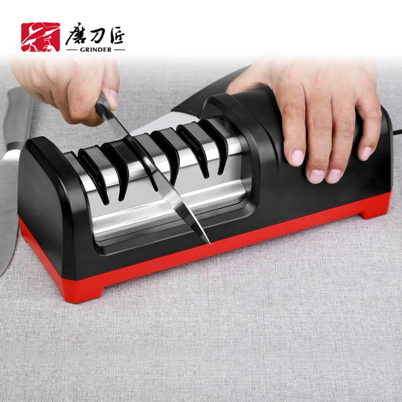 TAIDEA TG2101 Professional Electric Knife Sharpener Grit 360/600# and Polishing Sharpening stone GrindStone Power18W EU PLUG