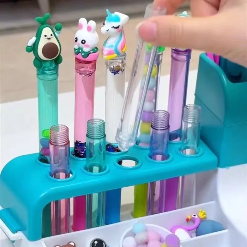 DIY Pen Creator Studio Kit Make Your Own Sparkle Glitter Floating Pens Set Kids Arts Crafts Ballpoint Pen Making Kit Birthday
