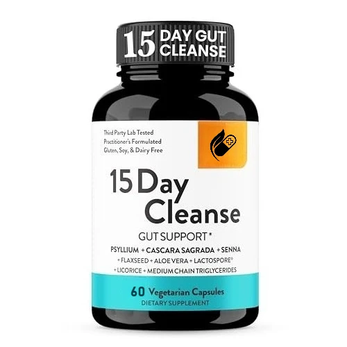 

15-Day Cleanse and Detox Supplement – Anti-Cellulite Belly Fat Burning, Digestion and Weight Management