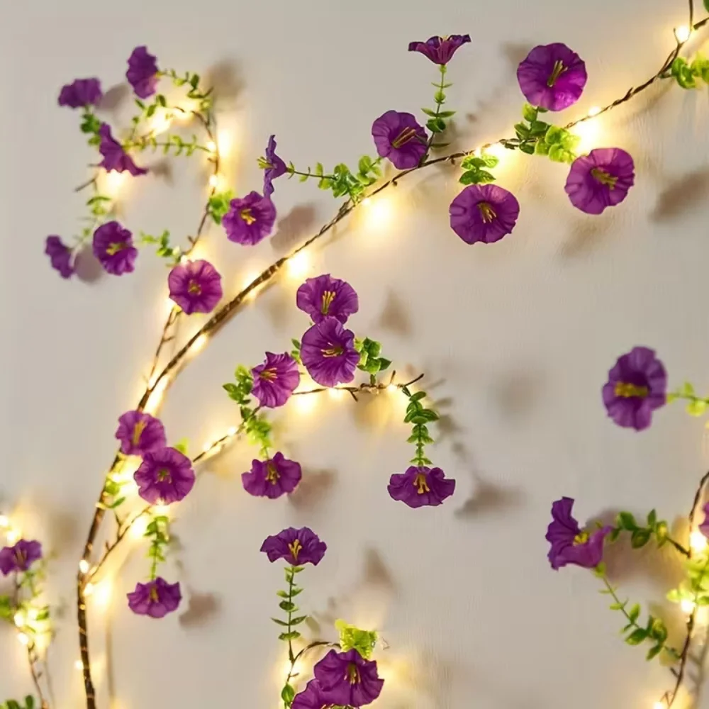 180CM Flexible Vine LED String Lights USB 100 LED 8 Modes Bendable Wall Hanging Decor For Bedroom Garden Wedding Decor