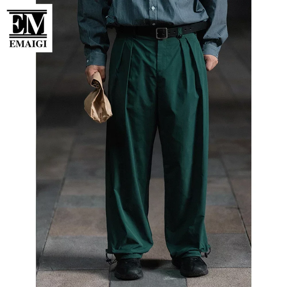 Men Harajuku Streetwear Amikaki Vintage Fashion Loose Casual Cargo Pants Cityboy Outdoor Waterproof Baggy Pants Trousers Men