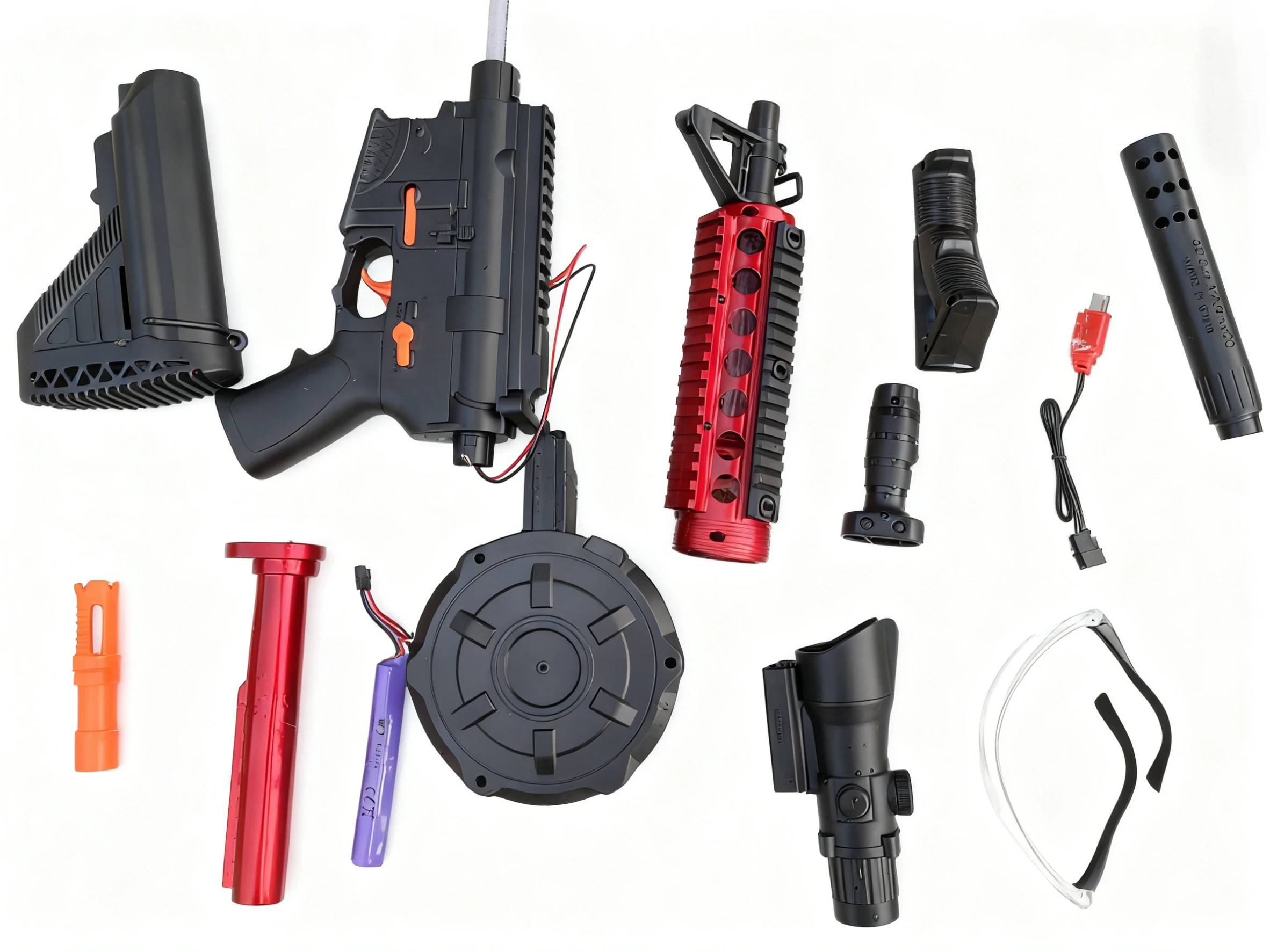 Outdoor M41A Gel Ball Blaster Toy for Birthday Gift | Parent-Child Bonding & Family Team Games, High Performance for Backyard Fu