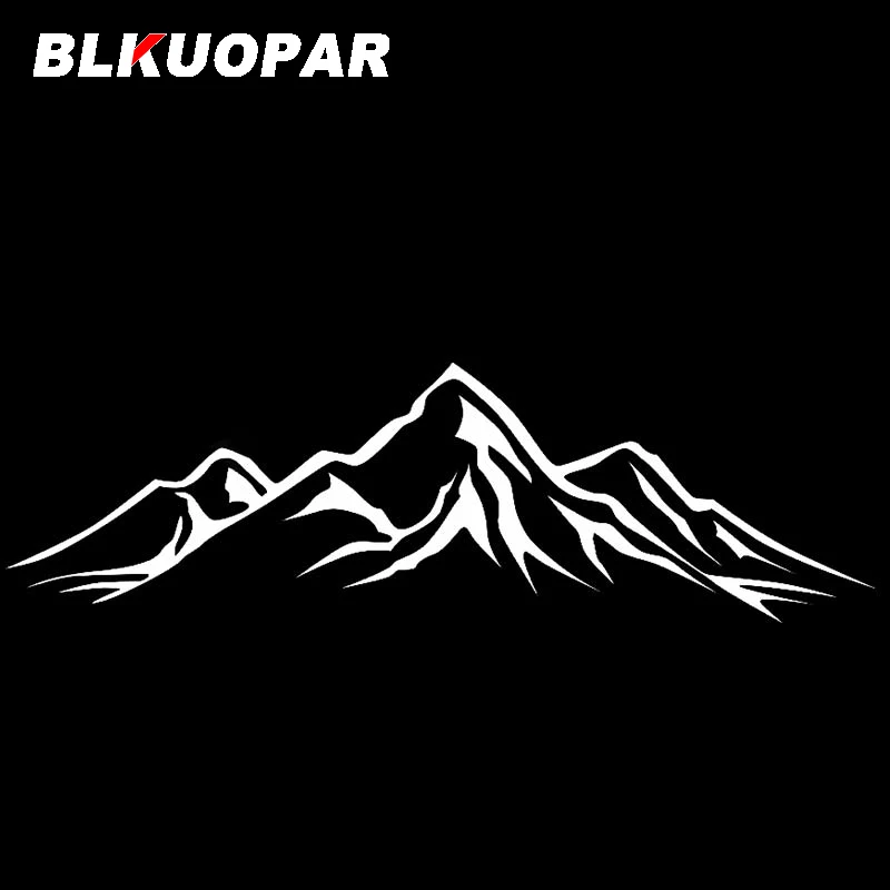 BLKUOPAR – autocollants et décalcomanies Logo Peak pour voiture, décoration pour coffre de voyage, enveloppe en vinyle pour moto, égratignure