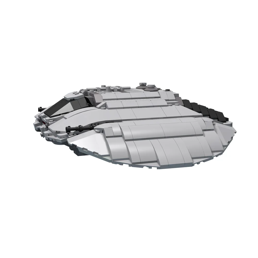 MOC Classic Battlestar Galactica Cylon Raider-Midi ladrillos modelo Cylon Raider-Midi nave espacial juguetes de ensamblaje de bloques de construcción