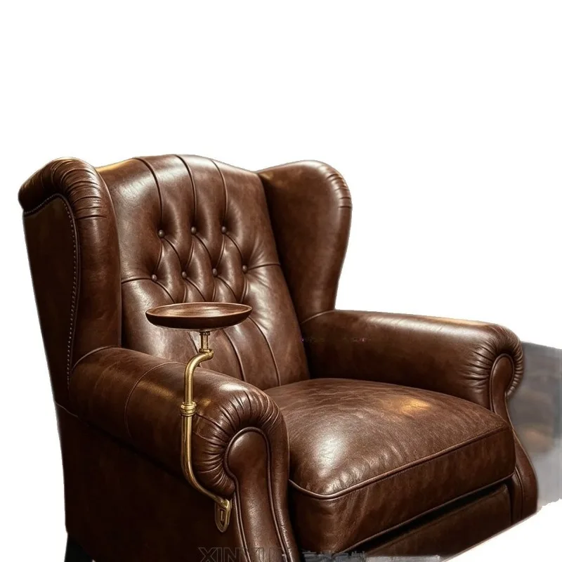Bar Whiskey Cigar Godfather Chair, Living Room Study Leisure Bar Clubhouse Lobby American