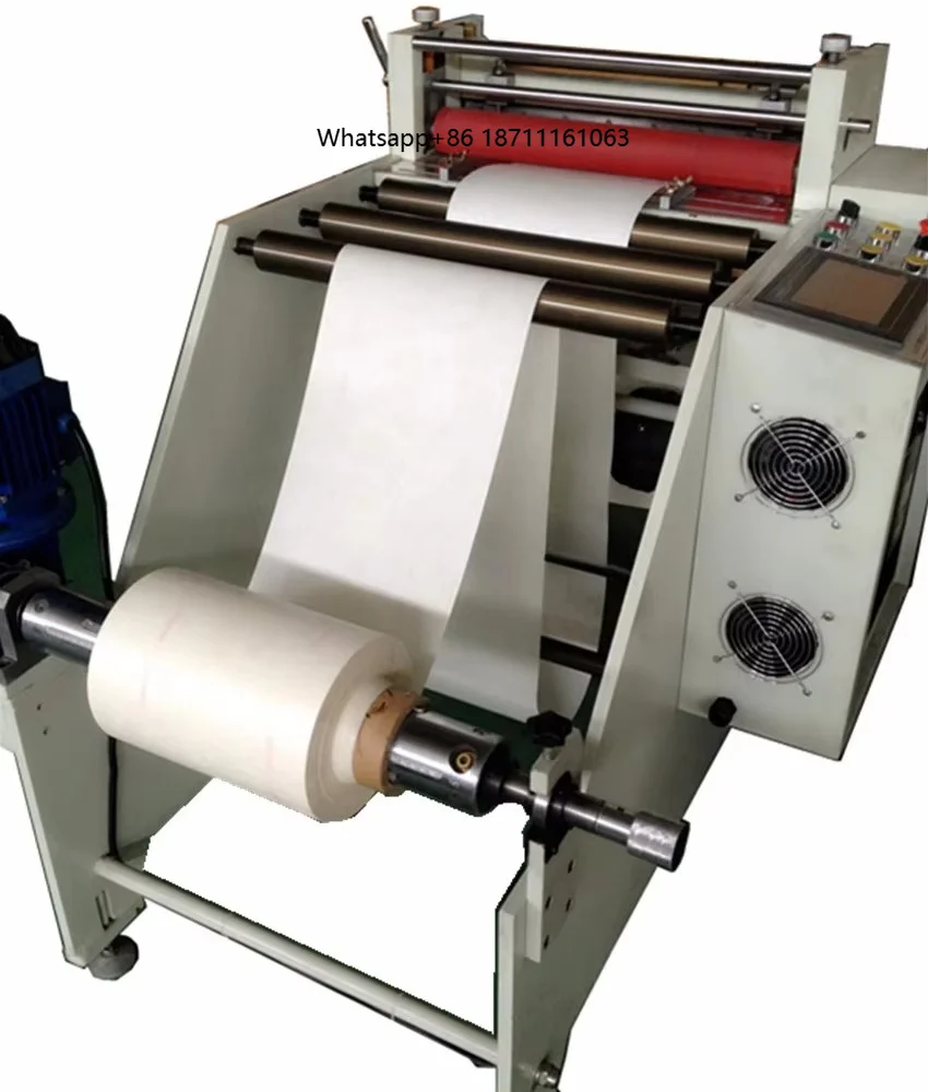 Plastic PE PP Pet PVC OPP Film Sheet Cutting Machine