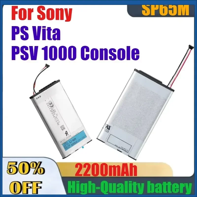 High-Quality 3.7V 2200mAh SP65M Game Console Battery for Sony PS Vita PSV 1000 Console Games & Accessories
