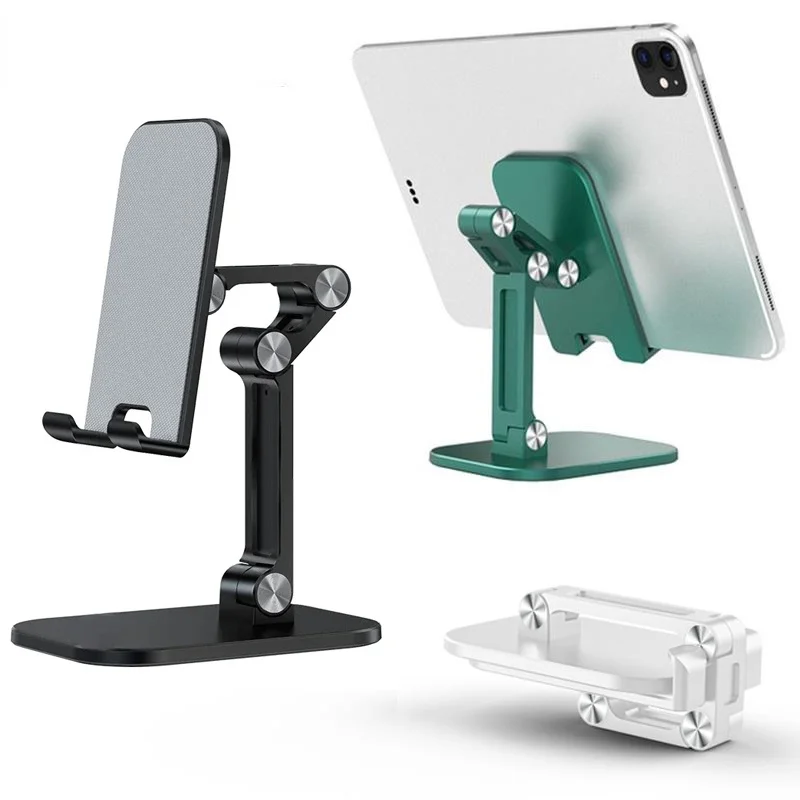 

Держатель для мобильного телефона, складной настольный кронштейн для мобильного телефона, держатель для планшета, регулируемая по высоте подставка для телефона для iPad, IPhone, Samsung, Xiaomi