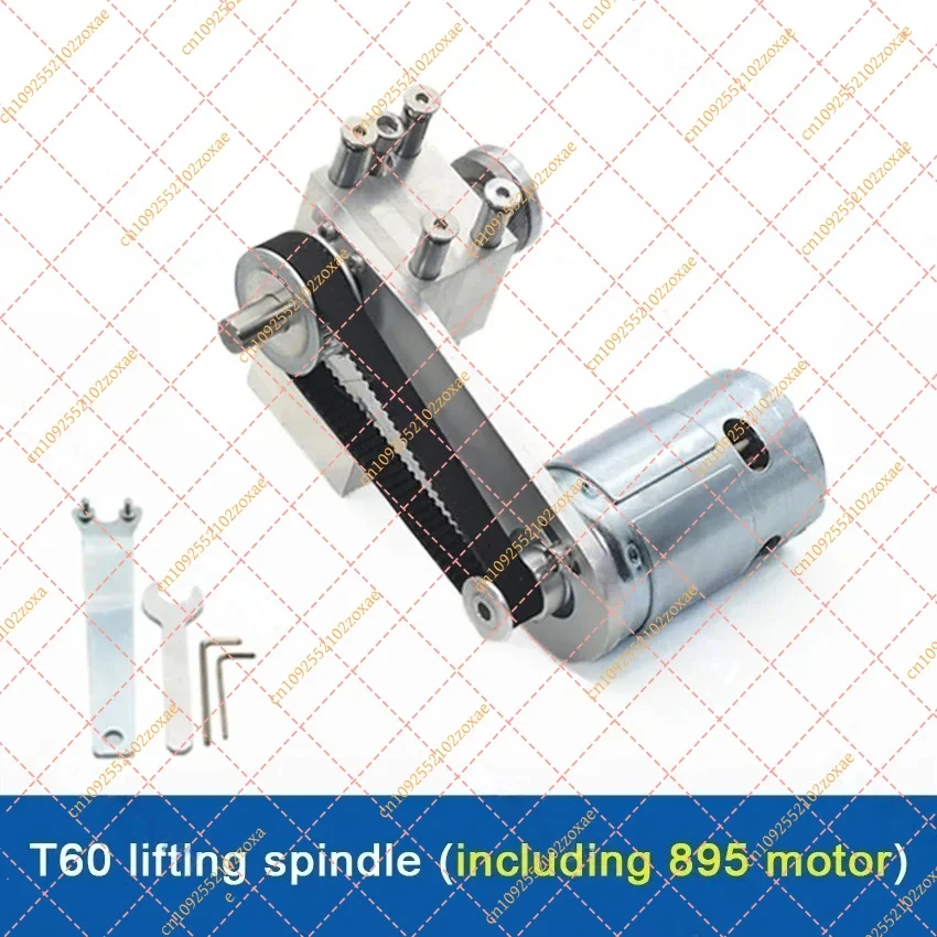 Mini Lifting Table Saw Kit T60 Spindle Bearing Seat DC775 895 Motor DIY Cutting Depth Adjustment Tool Woodworking Parts