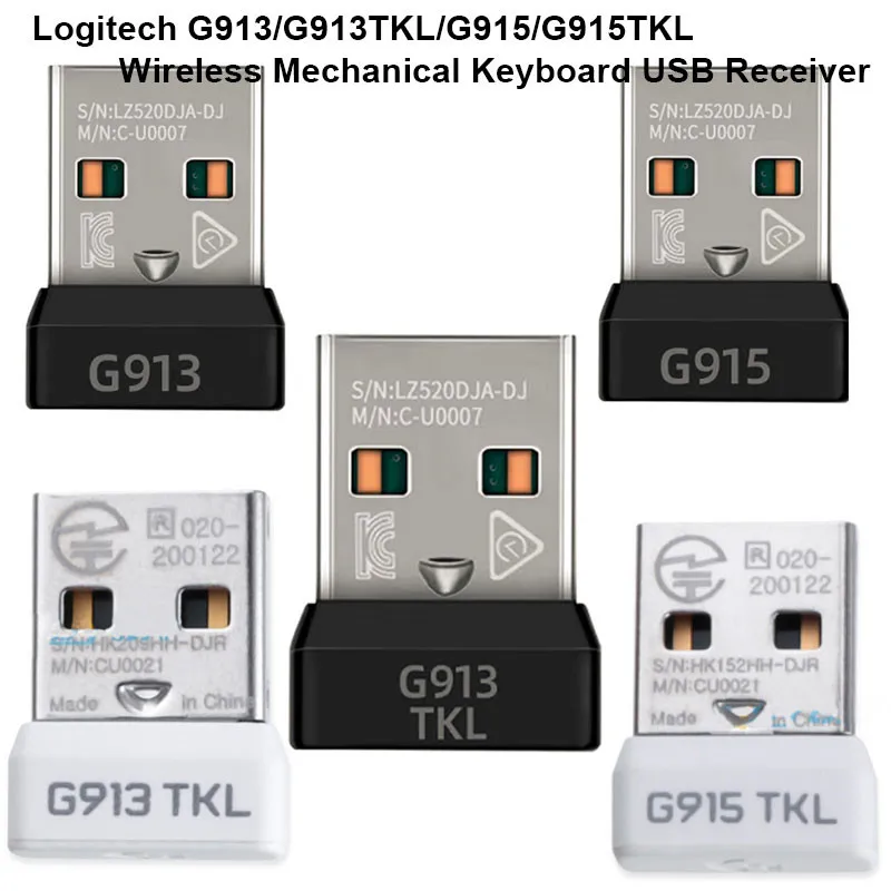 

For Logitech G913 G915 G913 TKL/G915 TKL Wireless Gaming Keyboard Dongle Signal Mouse Receiver Adapter Replacement Accessories