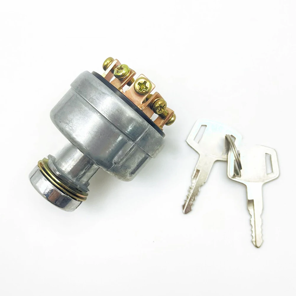 1PCS Interruttore di Avviamento Con Chiave di Plastica 9x7x6cm JK408 JK406B Interruttore di Avviamento di Accensione Accessori Da Giardino Per Veicoli Agricoli