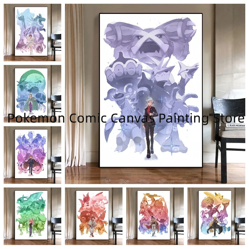 

Japanese Anime Pokemon Colorfulcreativity Artwork Painting Stickers and Posters Wall Stickers Home Decor Children's Gift Wallart