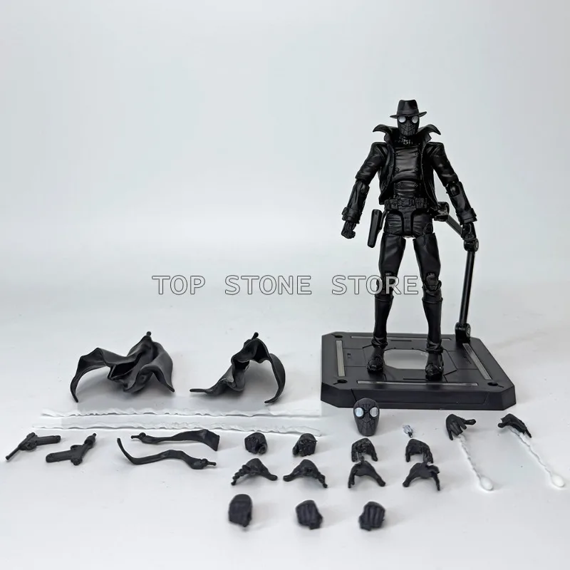 Figurka akcji Spider Noir, Sentinel Toys, figurka Petera Parkera, model PVC, ruchoma, kolekcja Marvel, lalka.