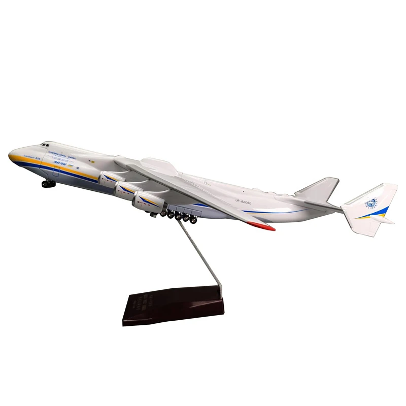 1/200 43cm Antonov an 225 Model Maria Ukraine Transport big plane Aircraft Souvenir Toys Collection Boys Gift miniatura mrija