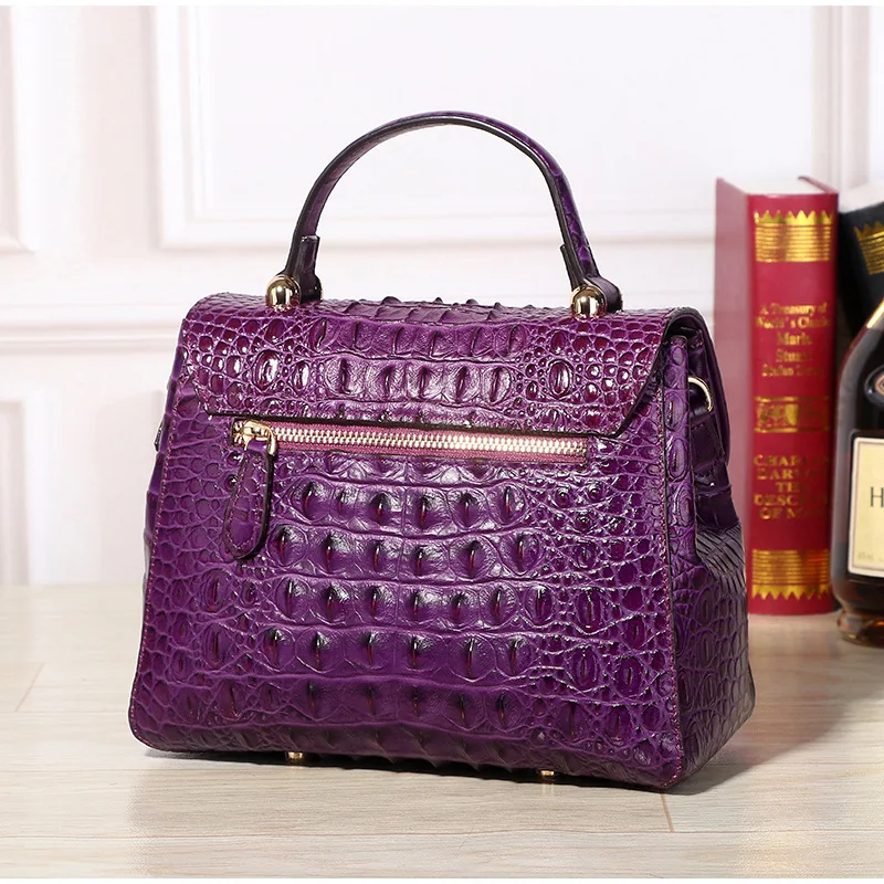 New women bag Real cowhide Genuine Leather handbags fashion Crocodile pattern tote bag women handbags bag