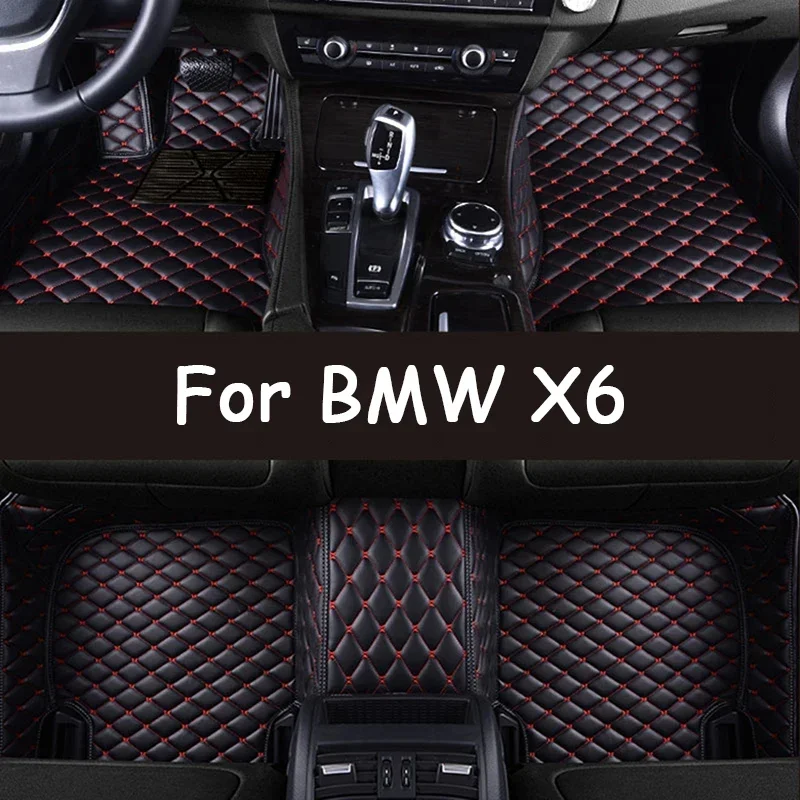 

Custom Car Floor Mats For BMW X6 E71 E72 F16 F86 G06 G96 Auto Carpets Foot Coche Accessories 0530