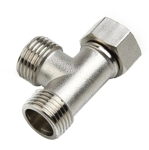 

Toilet Diverter Valve Copper T Adapter G1/2" T-Valve For Bath Bidet Sprayer Shower Fitting 4 Points Copper Three-way Water Pipe