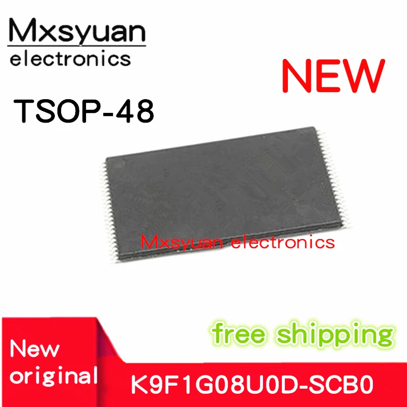 5PCS~50PCS/lot K9F1G08U0D-SCB0 K9F1G08UOD-SCBO K9F1G08U0D K9F1G08UOD SCBO TSOP48 New original 1Gb NAND Flash