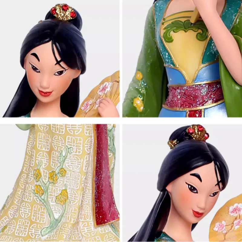 ديزني الأصلي حقيقية المرآب عدة ديزني الأميرة هوا مولان 205 مللي متر أنيمي عمل أرقام لعب للبنين هدية نموذج الحلي #5