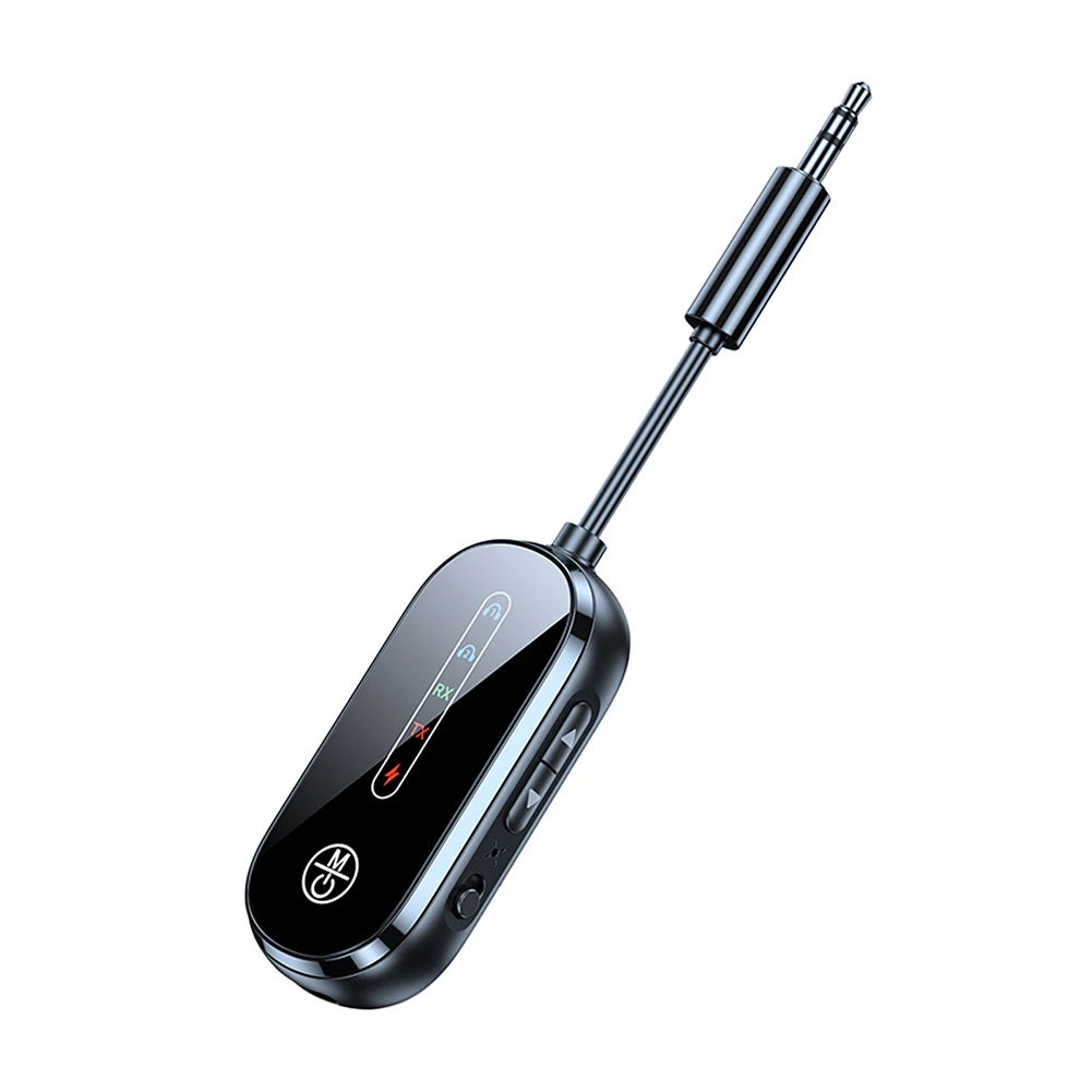 Wireless Audio Transmitter 3.5mm AUX Low Latency Wireless BT Receiver Supports 2 AirPods Or Headphones for Car PC TV Gym Switch view 6