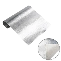 Car Heat Protection Film Fireproof Heat Insulation Mat Self-adhesive Aluminum Foil High Temperature Resistant Cloth