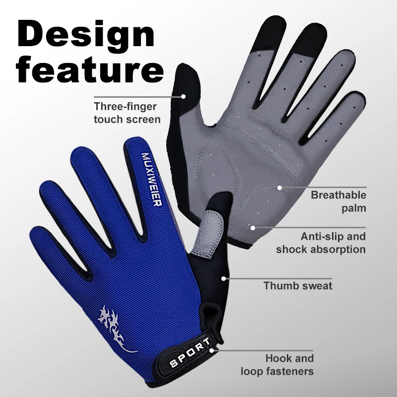 PHMAX Motorcycle Gloves Outdoor Tactical Gloves Ski Gloves Winter Warm Windproof Touch-Screen Non-slip Winter Cycling Glove