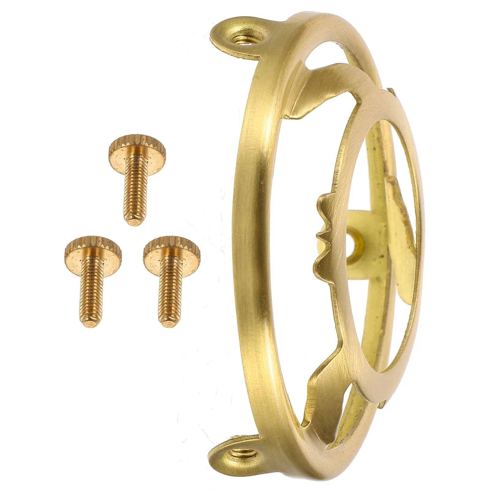 

Комплект медных кольцевых держателей для абажуров, цельнометаллические крепежные кольца для стеклянных абажуров, запасные части для самостоятельной замены освещения, адаптер для абажура