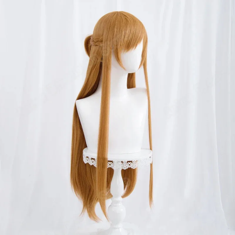 Anime Sword Art Online Yuuki Asuna Cosplay High Temperature Wire Long Hair With Wig Cap For Women gkl/6 view 3