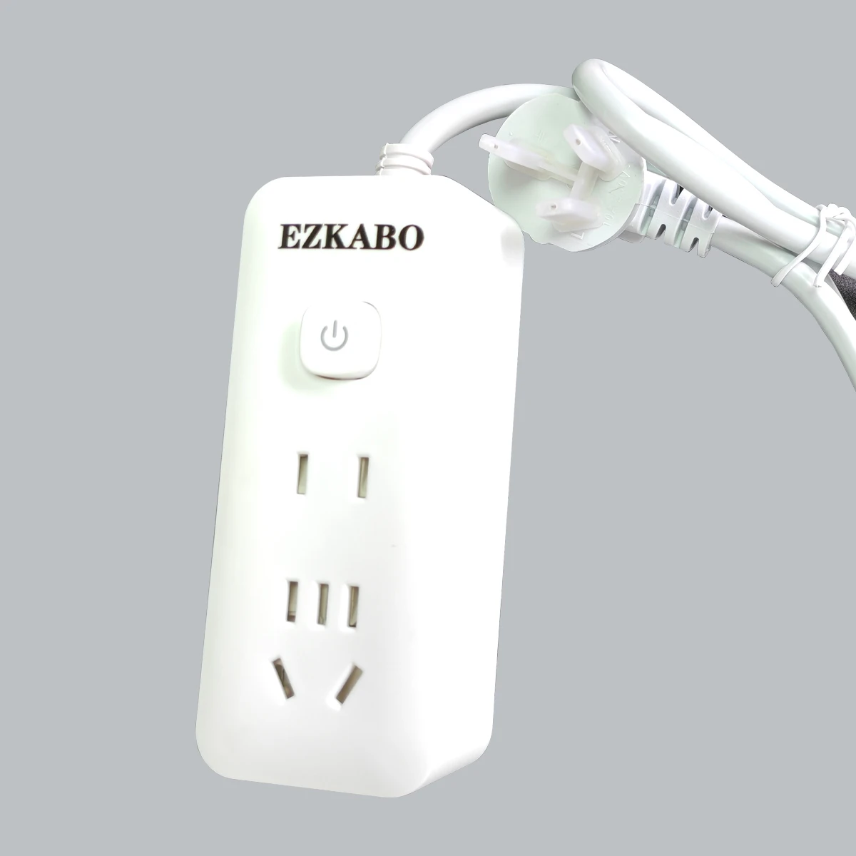 EZKABO Socket USB Plug-in Cable Board Drag Line Household Multi-Function Converter Three-Hole Double-Hole Wire Core Thickened