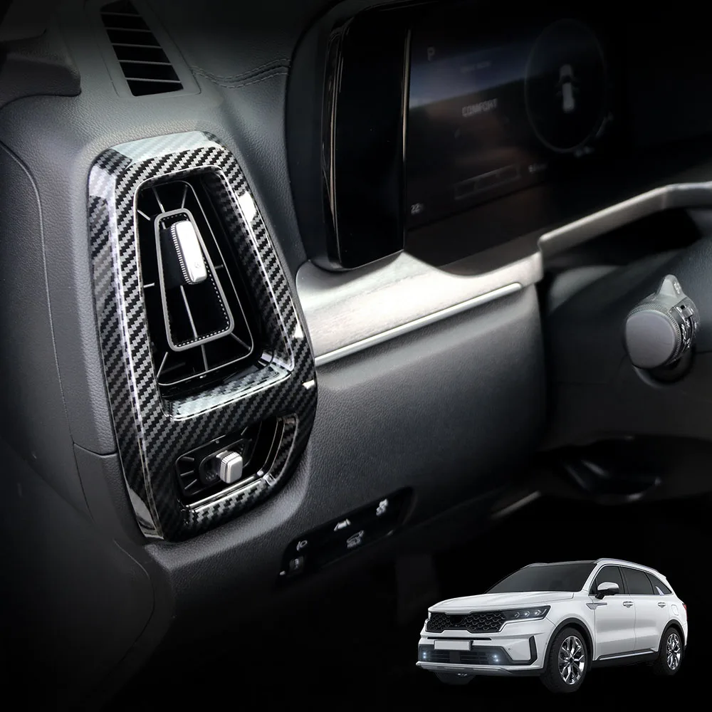 

For KIA Sorento MQ4 2021-2023 Dashboard Side Air Vent Cover Trim Interior Mouldings Left Hand Drive