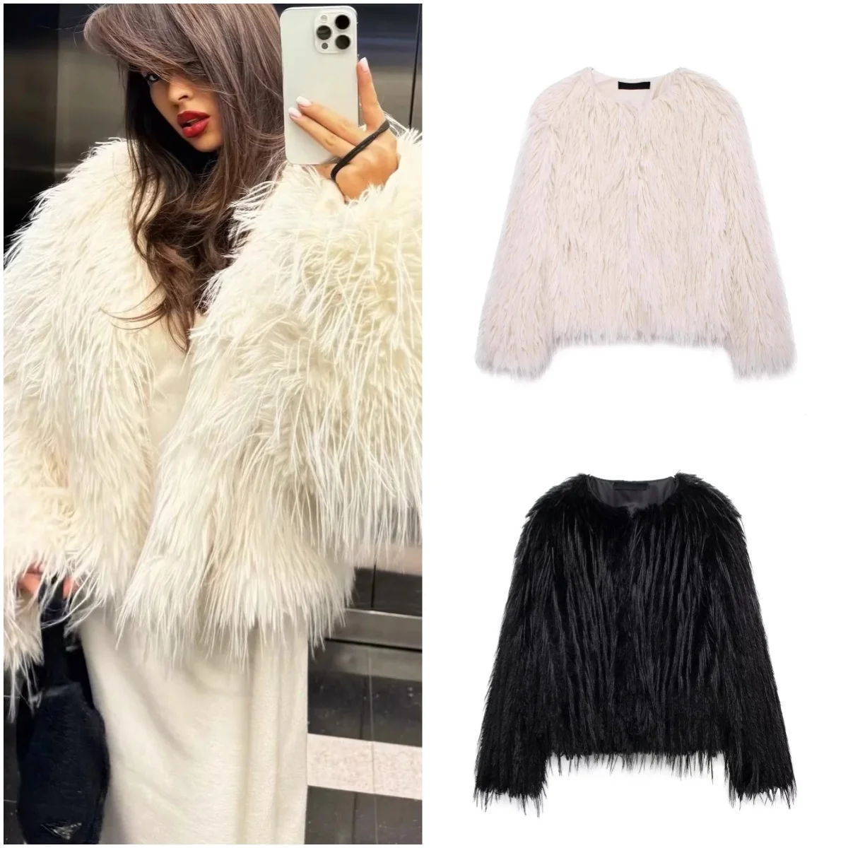 

Новое весеннее поступление, женское круглое пальто Ne Long Sve ort с эффектом искусственного меха, подставка для поездок на работу, китайское производство