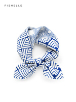 Geometric printed real silk twill scarf small square hijab women's scarfs spring autumn scarves natural silk handkerchief