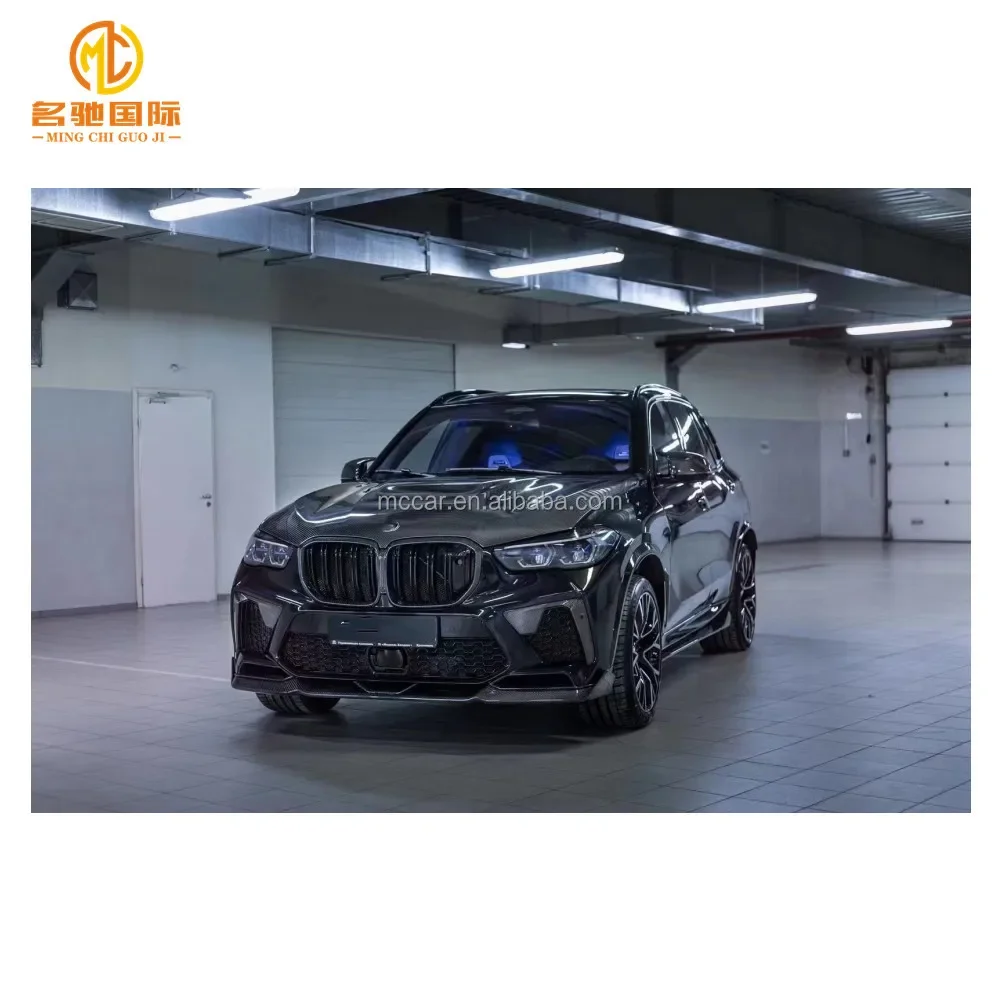 X5M F95 RD-Carbonfaser-Bodykit für  X5M F95 X6M F96 Front lippen diffusor Seitens chürzen haube