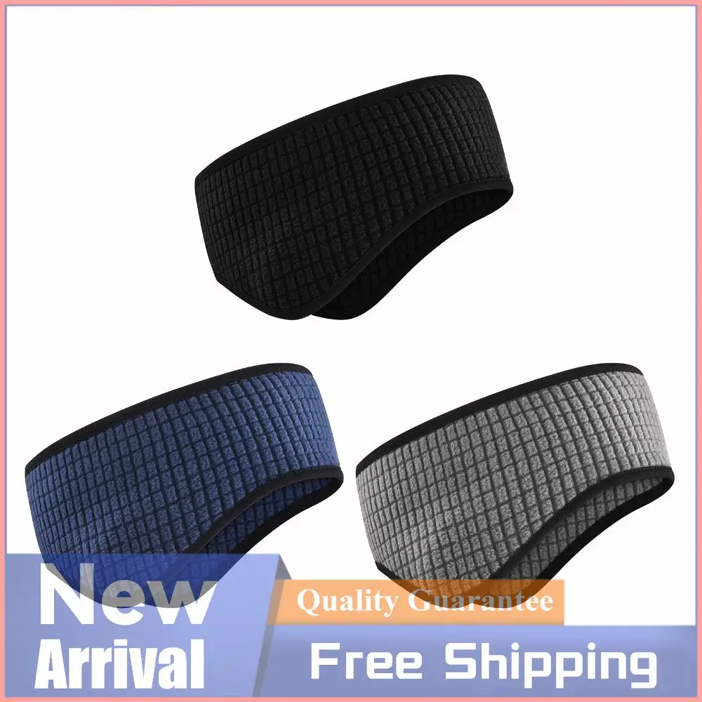 

Winter Ear Warmers Headband Fleece Headband Running Cycling Thermal Ear Muffs Hiking Ski Moisture Wicking Sport Headband For Men