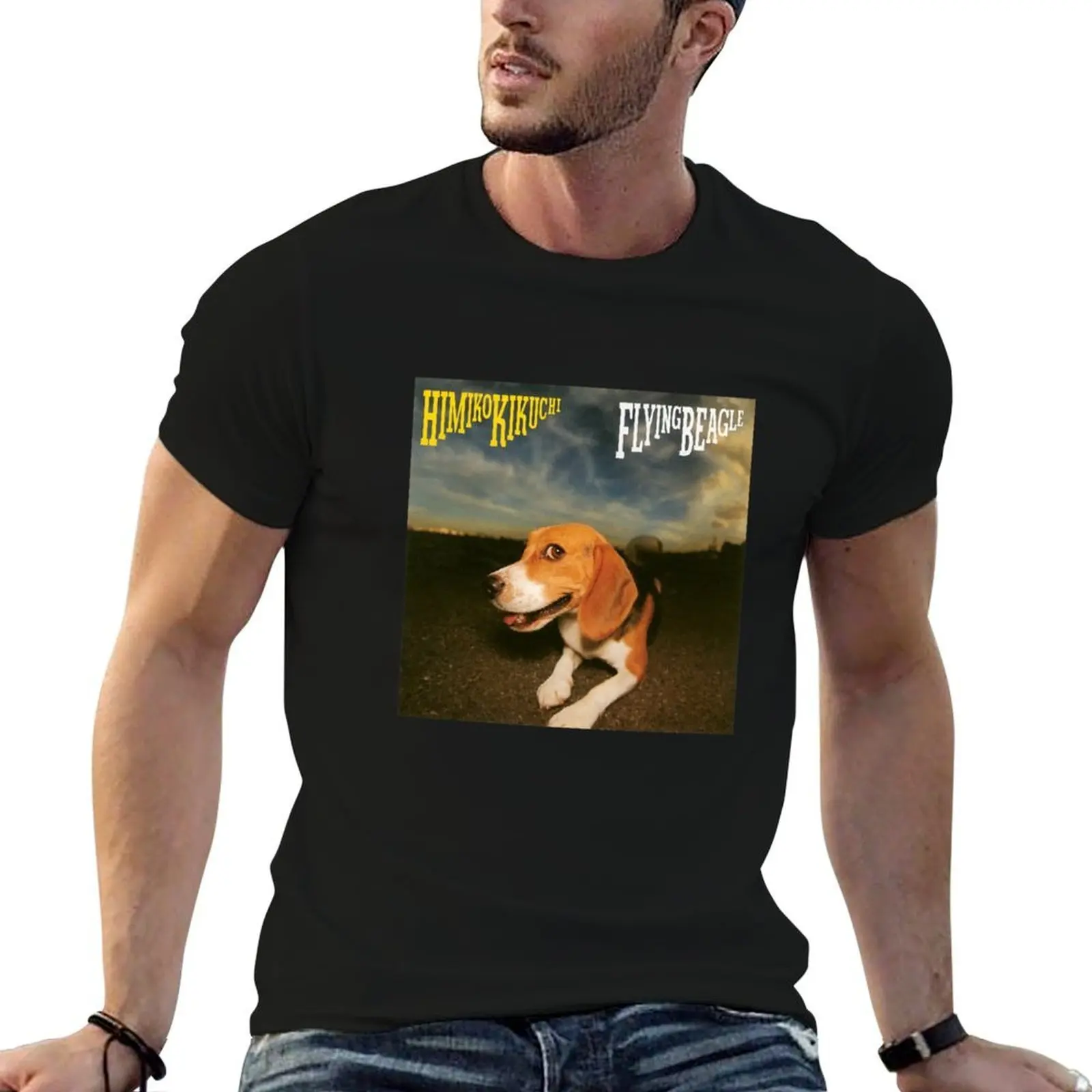 

Himiko Kikuchi - Flying Beagle (1987) T-Shirt man t shirt cotton man t shirt designer T-Shirt