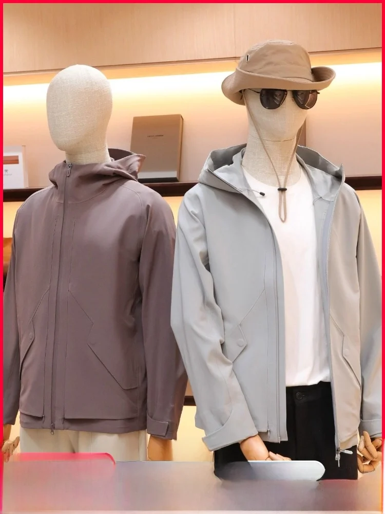 

Мужская мягкая бирка с полным клеем, водонепроницаемая, ветрозащитная, для пешего туризма, для поездок на работу, для путешествий на открытом воздухе, водонепроницаемая, ветрозащитная, из полиэфирного волокна