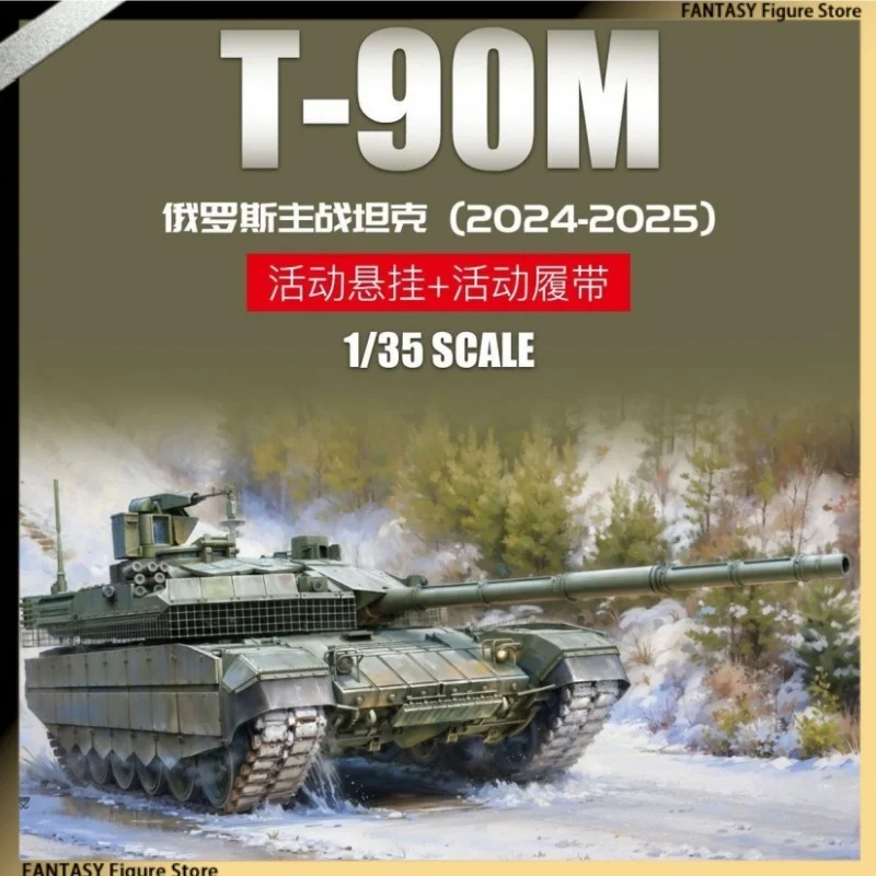 

In Stock Amusing Hobby 1/35 Tank Assemble Figure Model Russia T-90m Break Main Battle Tank 35a070 Uncolored Collect Custom Gift
