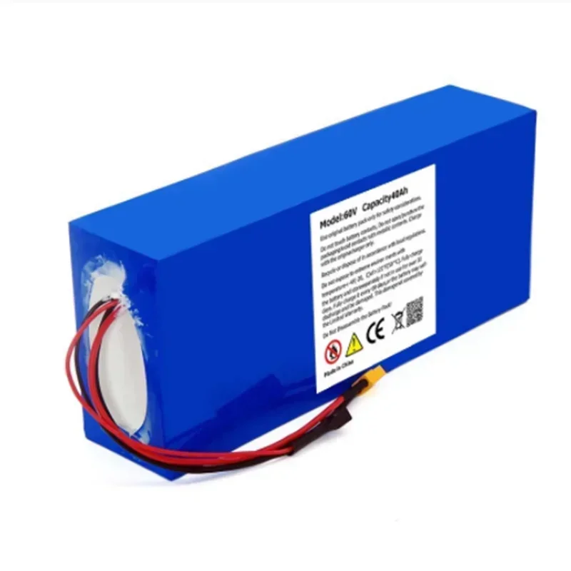 New 60V 40AH battery pack 18650 battery 67.2V 3000W rechargeable battery, high-quality, high endurance battery pack with same po