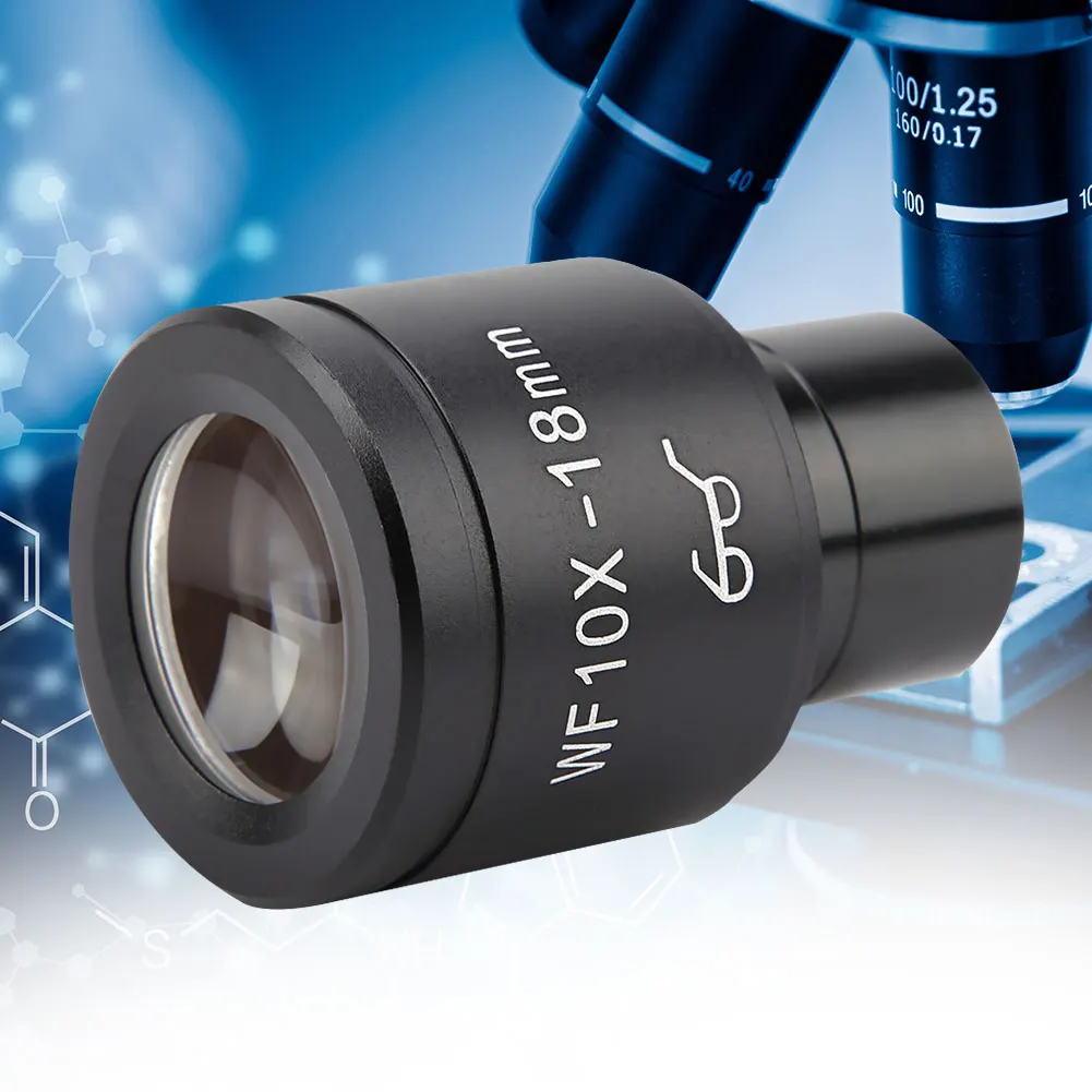Eyepiece Eyepiece Lens Hight Eyepiont Eyepiece Lens WF10X/18mm Biological Microscope Wide Angle Hight Eyepiont Eyepiece Lens