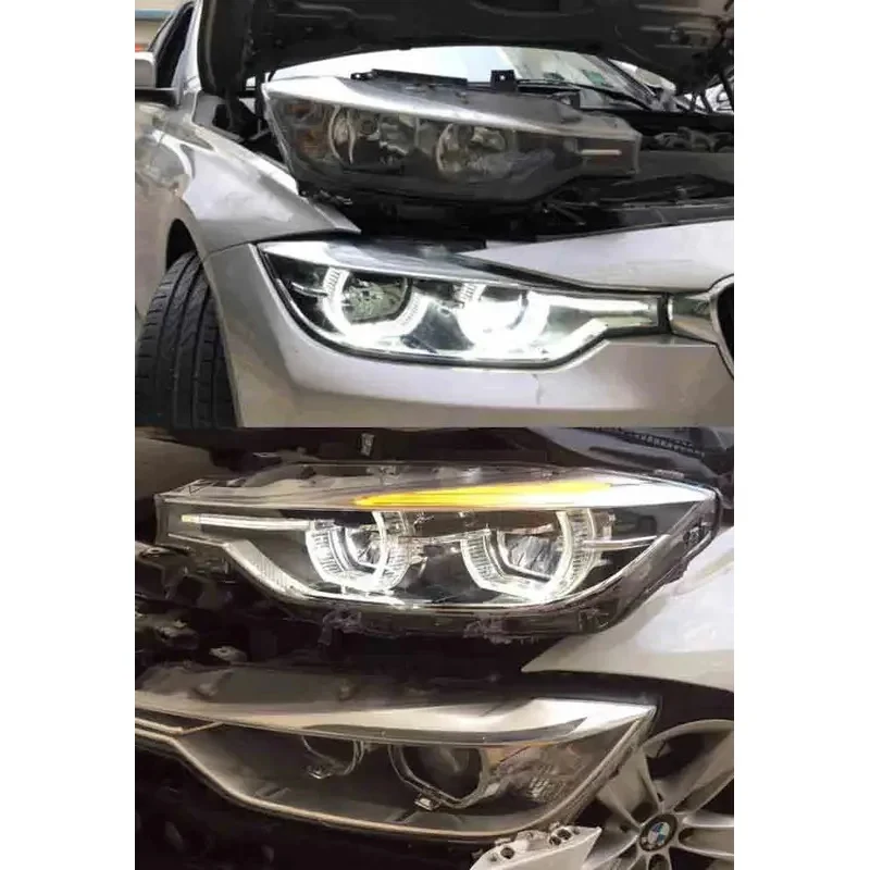 Full LED LCI Complete New F30 Headlight for 2015-2020 with All Parts OE 63117419634 - Factory Direct Sales