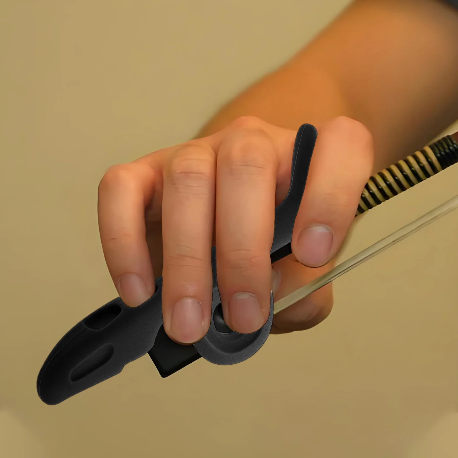 

Violin Bow Corrector Grip Kids Adults Straightener Finger Guide Beginner Accessory Rubber Posture Correction Tool