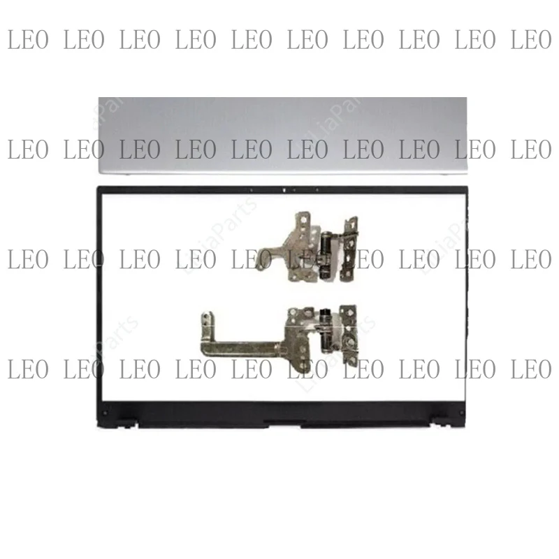 HH  Silver Back Cover Top Lid Bezel Hinges For ASUS VivoBook X512 X512U F512 V5000F