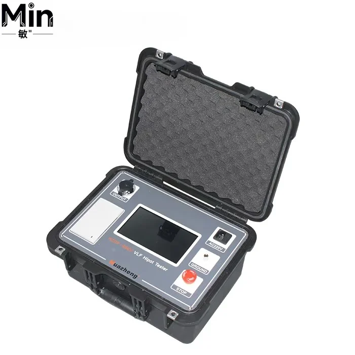 Portable VLF Hipot Tester High Voltage Cable Low Frequency Test Set 12 Months Warranty