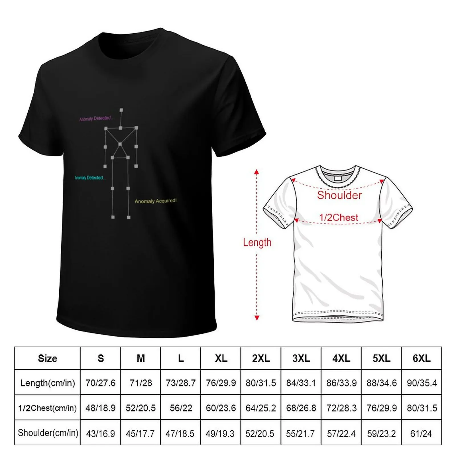 Anomaly Detected - GRAY T-Shirt t shirts for man pack white T-Shirt