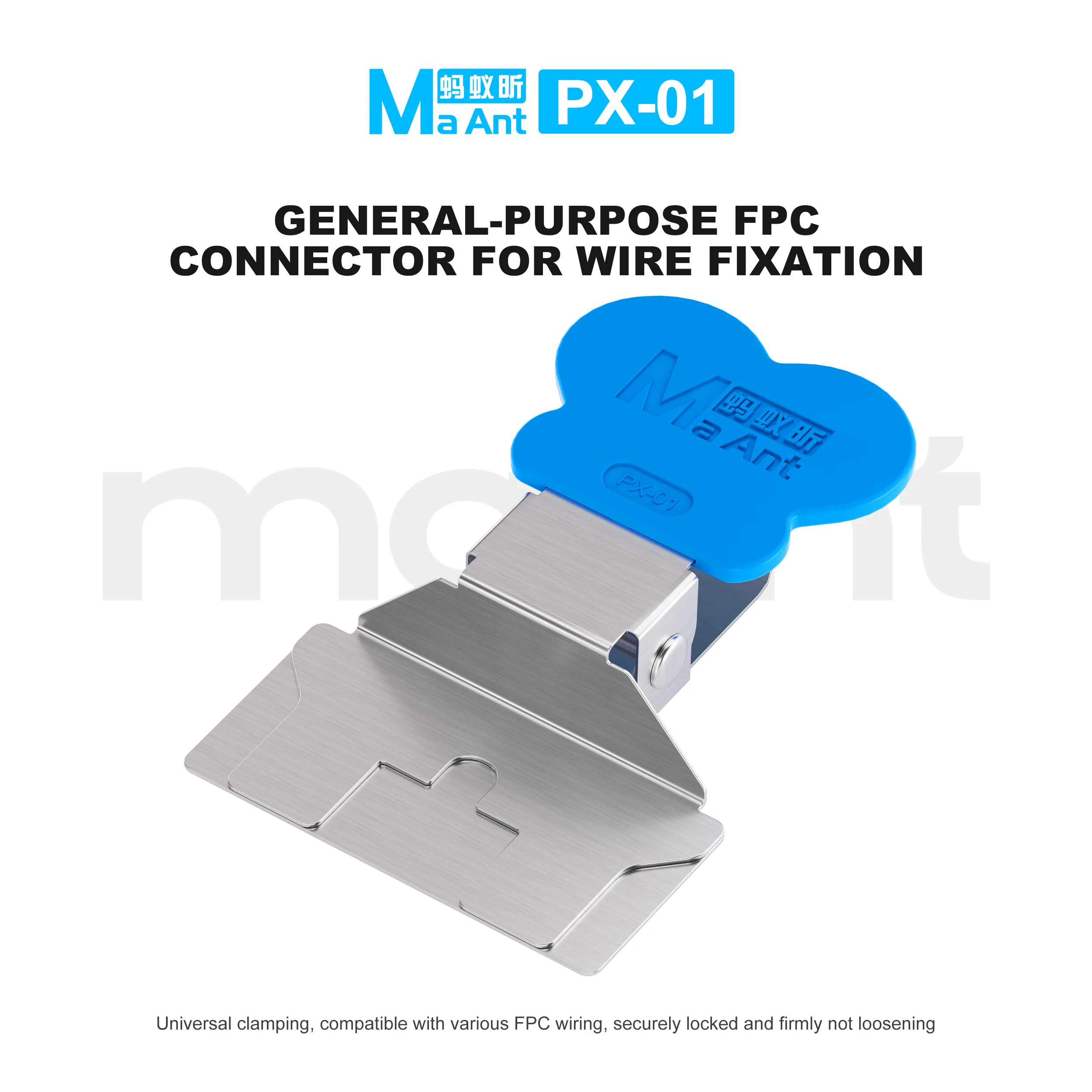 MaAnt PX-01 Universal FPC Connector Fixing Clamp Click Lock for Cable Wiring Harness Phone Motherboard Fixing Repair Tool