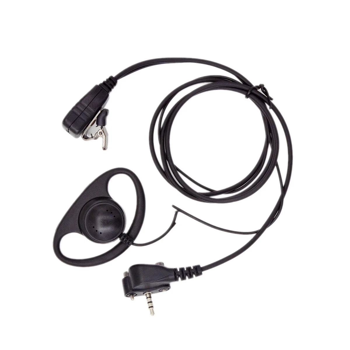 D Shape Earhook Earpiece PTT Mic for Vertex VX231 VX261 VX351 VX210  EVX-261 EVX-531 Two Way Radio Security Headset Earphone