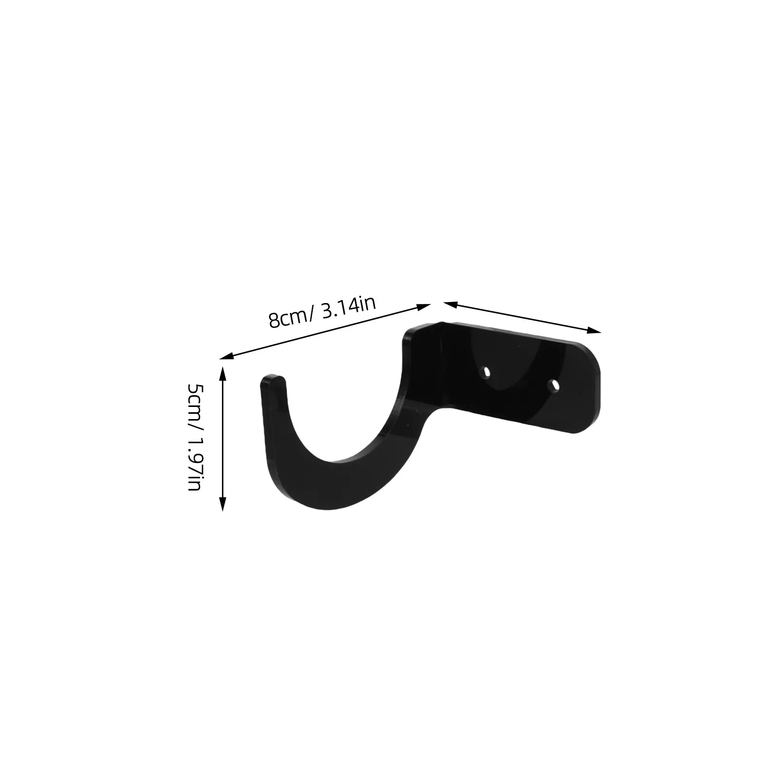 2Pairs Compact Wall Bat Holder Versatile Golf Club Baseball Bat Storage Rack Modern Minimalist Space Saving Heavy Duty