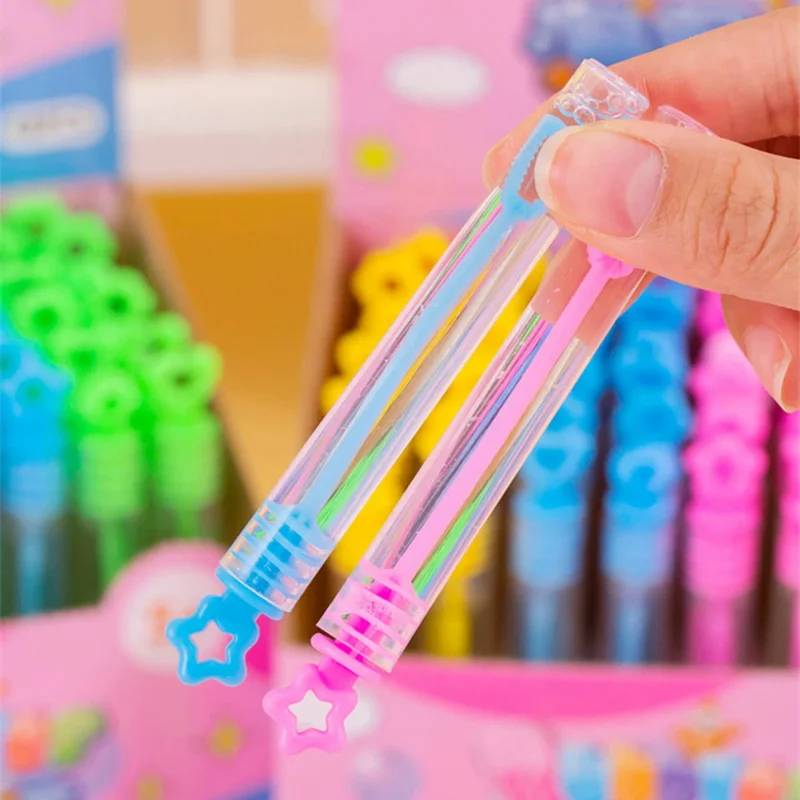 Baguette à bulles en forme d'étoile à cinq branches pour enfant, jouet mignon et coloré, 10 à 30 pièces