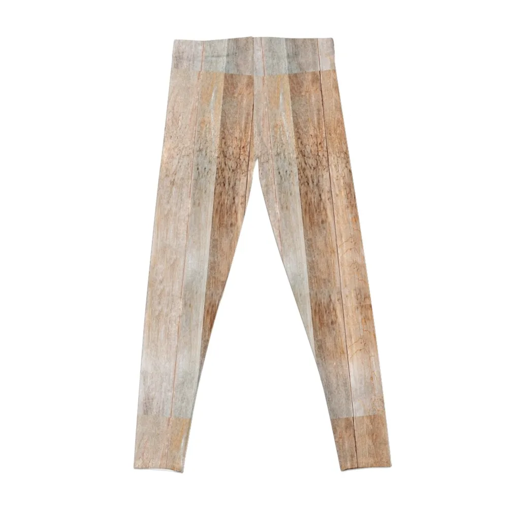 Aged Wood Plank Leggings Women sportwear sportswear for gym sporty woman gym Womens Leggings